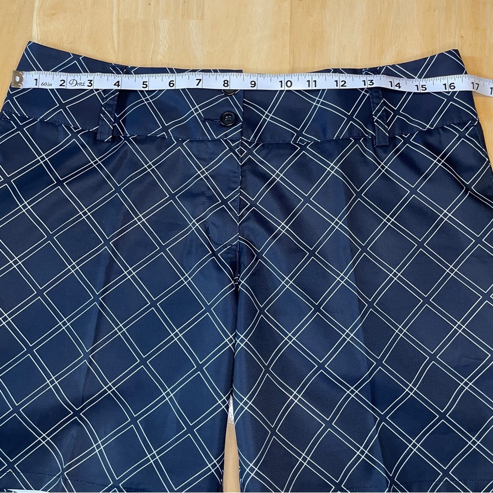 Adidas Golf Diamond Patterned Performance Shorts … - image 8